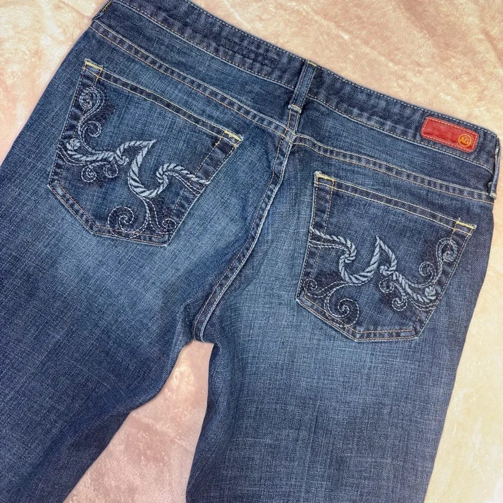 AG Adriano Goldschmied Womens Jeans The Athena Capri Low Rise Stretch Blue 30R - Picture 2 of 7